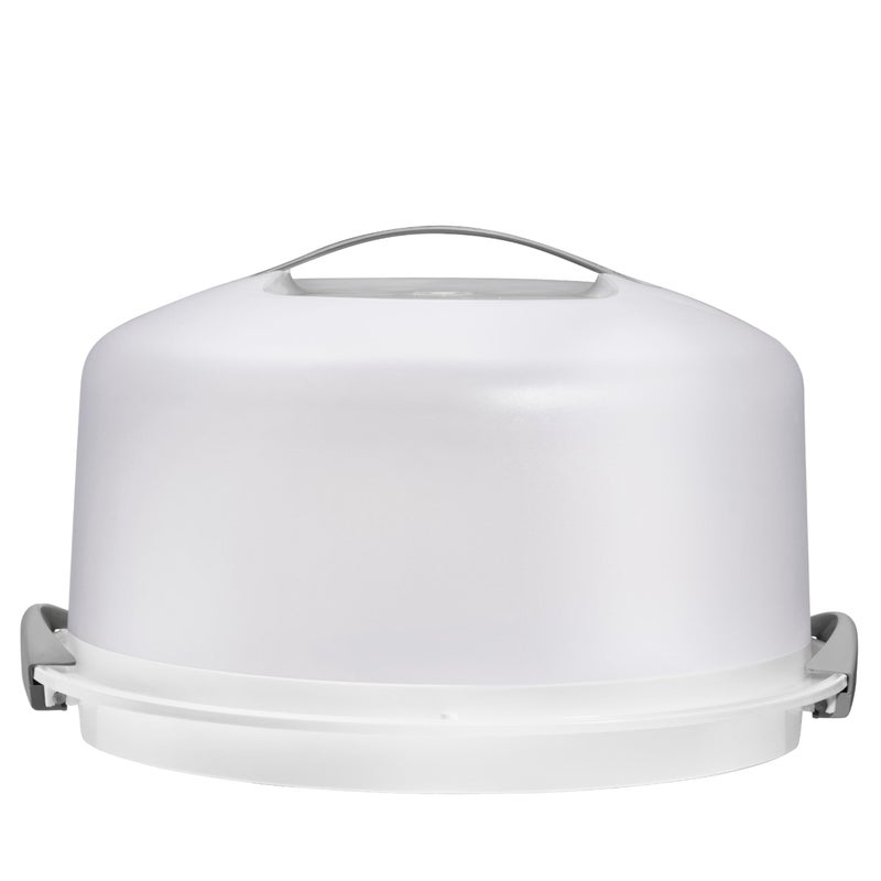 Tribello Extra Large Cake Carrier with Lid and Handle, Plastic Cake Container, Cake Holder with Lid for Cake Carrier and Transport - Fits Cake size 11.5 x 11.5 x 5.5 - Image 5